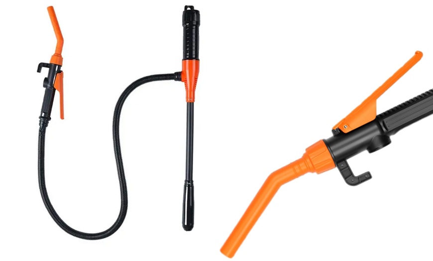 Image 3: Portable Water Fuel Siphon Pump