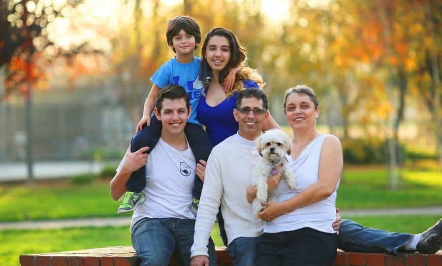 Image 4: 40-Minute On-Location Mini Family Portrait Session for 4-13 People