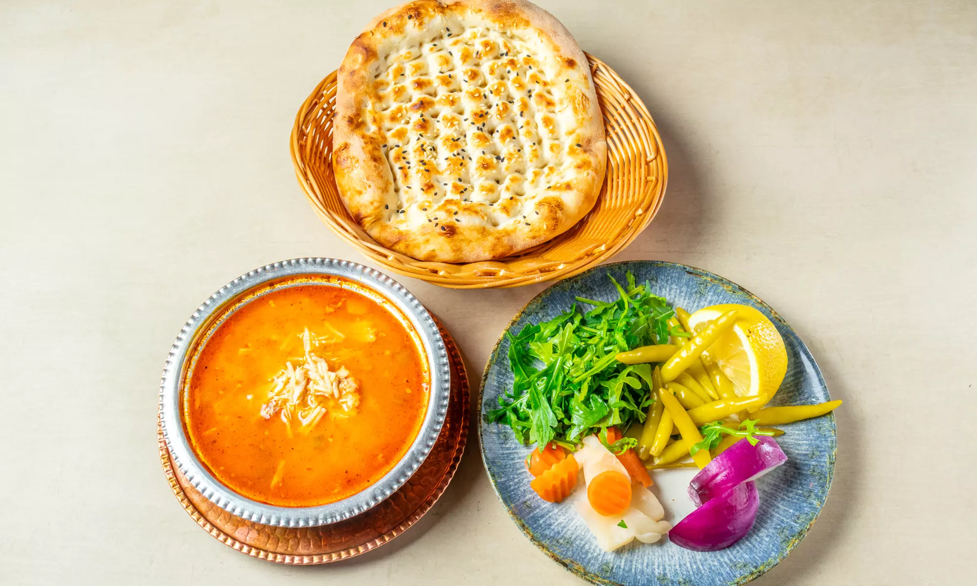 Authentisches türkisches 3-Gänge-Tagesmenü nach Wahl für 1-4 Personen