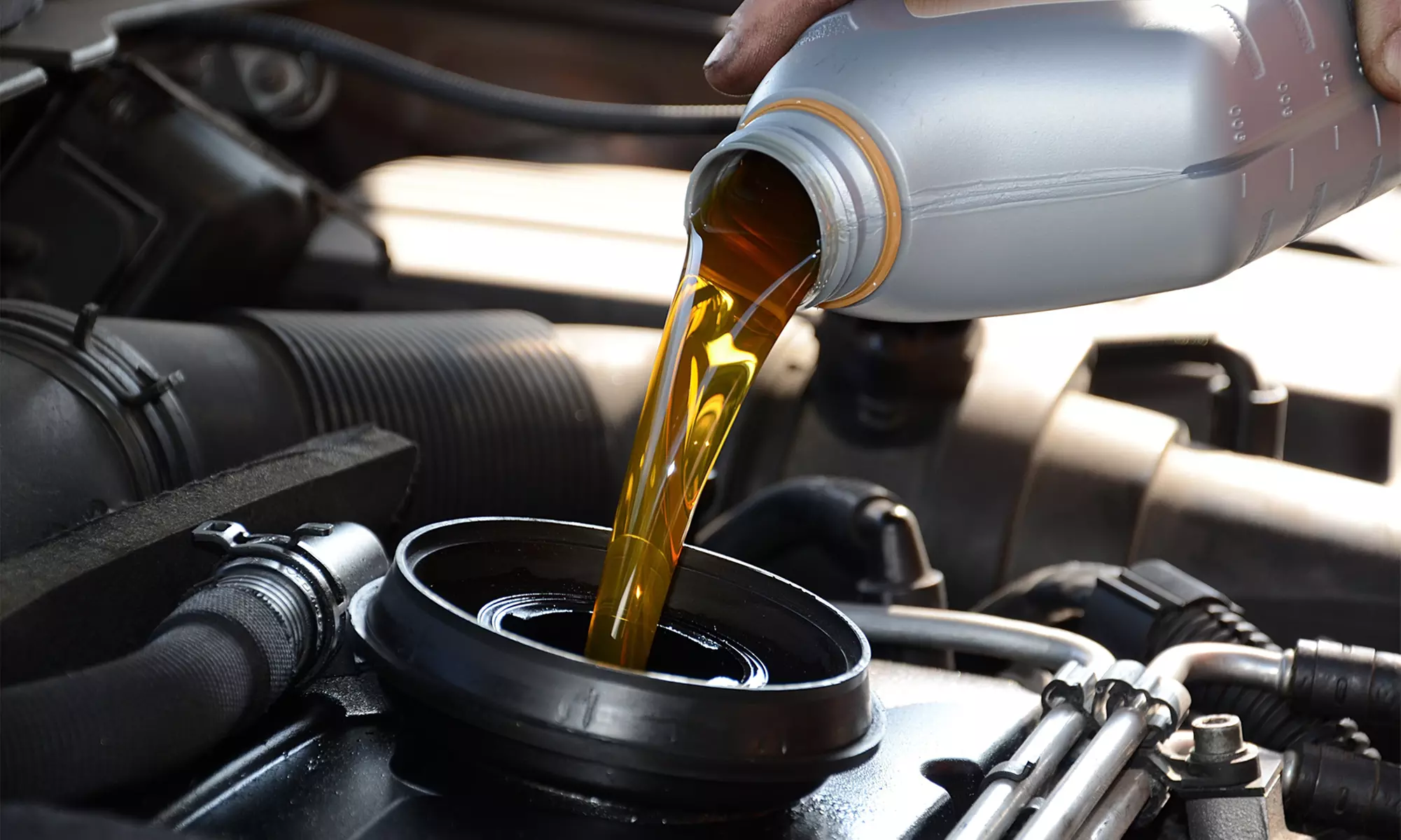 One Synthetic Blend or Full Synthetic Oil Change with Brake Inspection
