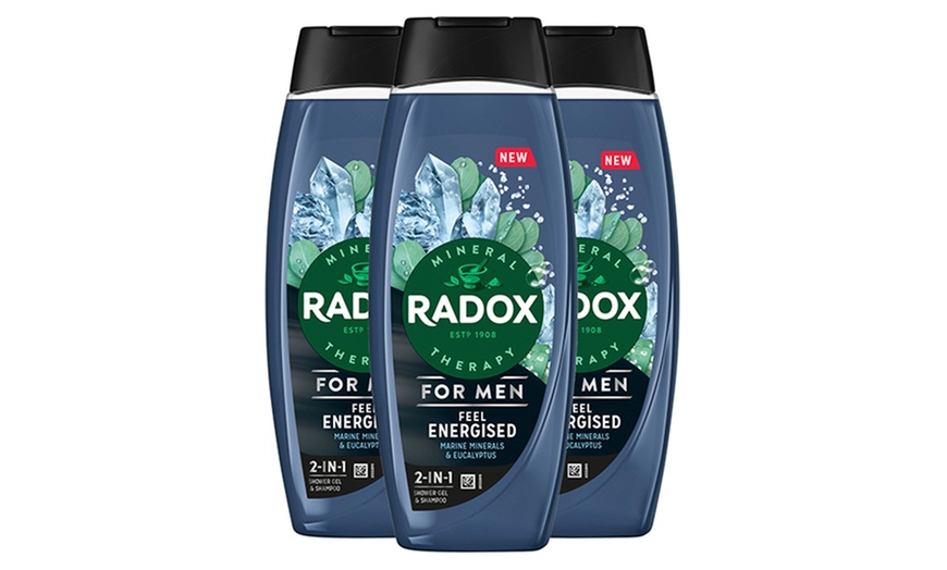 Image 8: Radox Mineral Therapy 2in1 Shower Gel and Shampoo 450ml