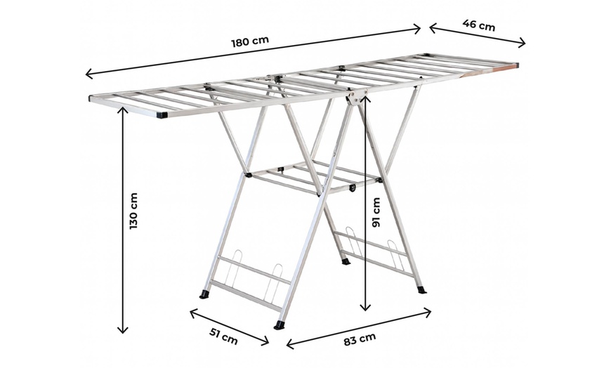 Image 6: Tendedero de ropa de acero inoxidable