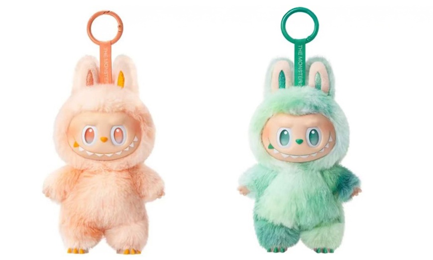 Image 17: Porte-clés peluche inspirée de l'univers Labubu