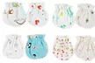 12 Pairs Newborn Baby Cotton Infant No Scratch Mittens Gloves - Second Medium