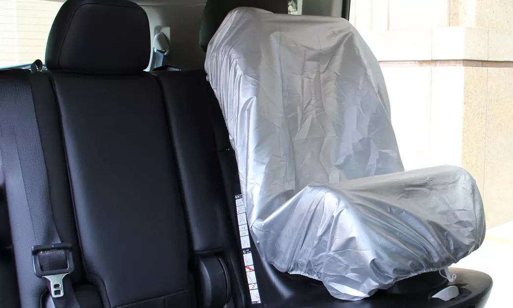UV Reflective Child Car Booster Seat Sunshade Cover - Primary Image