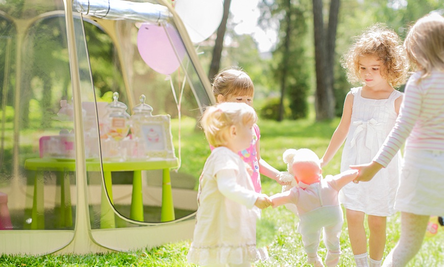 Image 2: Two-In-One Water-Resistant Pop-Up Pavilion