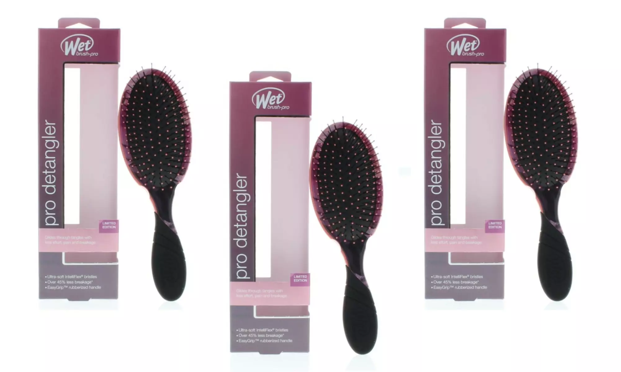 The Wet Brush Up to Three Packs of Original or Backbar or Detangler Brushes