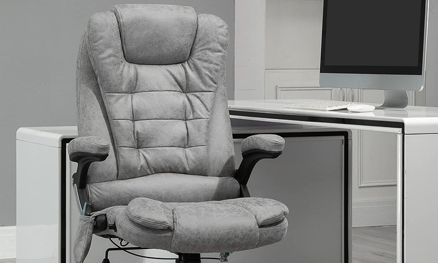 Image 12: Vinsetto Massage Office Chair