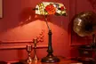 HOMCOM Tiffany-Style Stained Glass Table Lamps - Second Medium