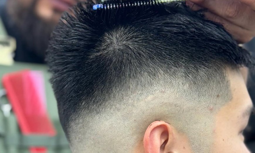 Image 2: Get One, Two, or Three Men's Haircut with Shave and Hot Towel