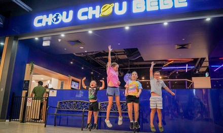 1 Child + 1 Adult Entry including Kids Pizza and Drink - 2 Hours PlayTime - Chouchou Bebe Adventure Auburn