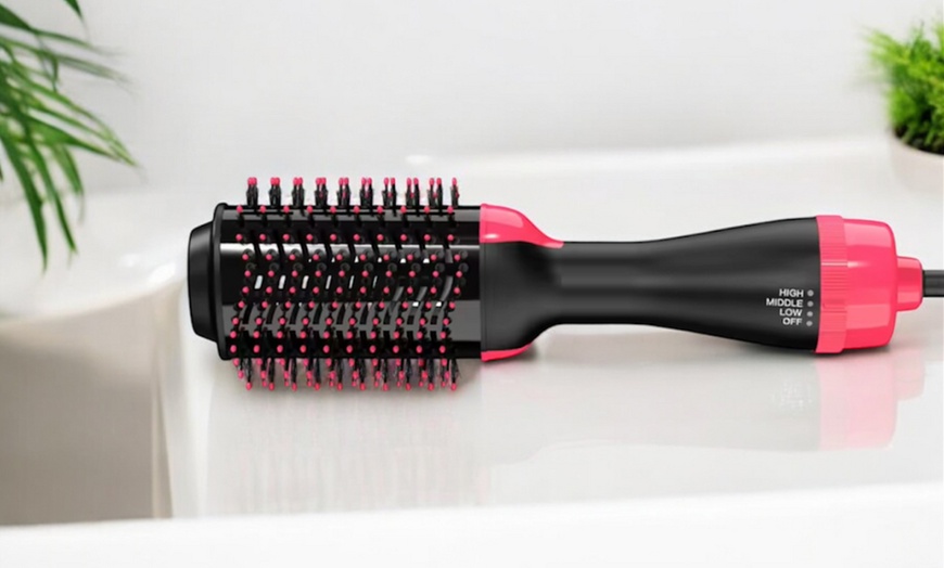 Image 1: Brosse sèche-cheveux lissante professionnelle