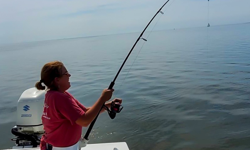 Image 2: 2- or 3-Hr Kid's Fishing Trip/4-Hr Large Shark Trips+ Tarpon (up to 6)