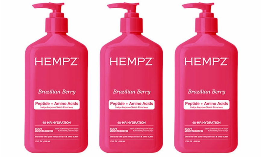 Image 41: Hempz Herbal Body Moisturizer Lotion 17oz each (2 or 3 Pack) 