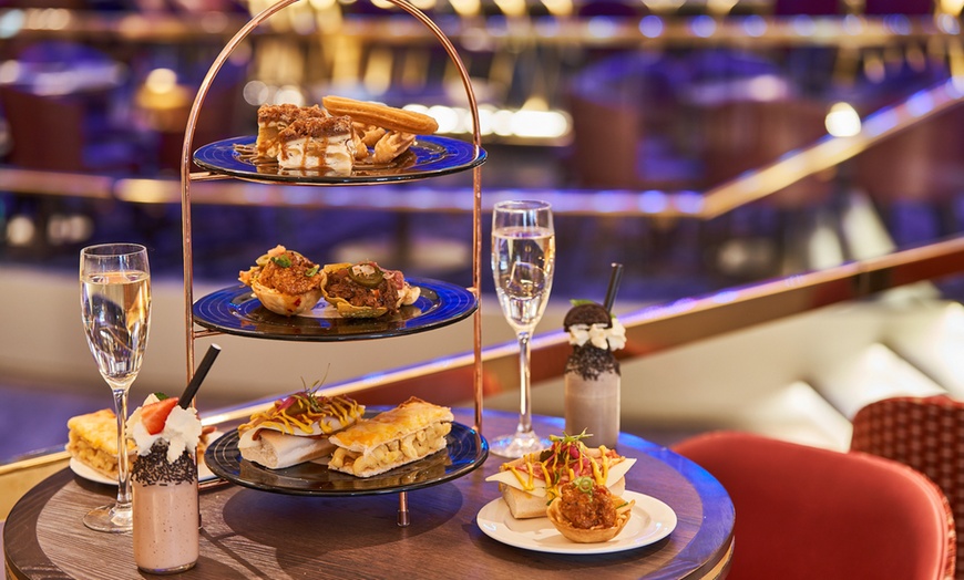 Image 1: Savour Afternoon Tea for 2 or 4 with Drinks and Live Music