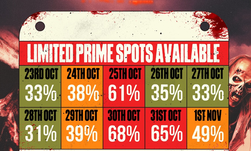 Image 2: Adult or Child Tickets to Halloween Fest from Frightworks