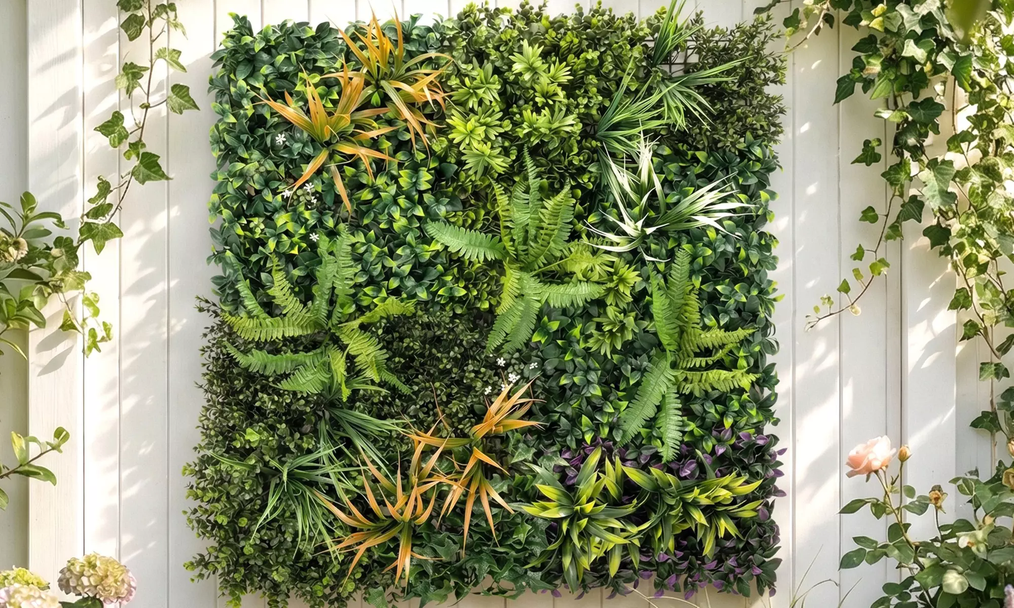 Outsunny Artificial Plant Wall Panel