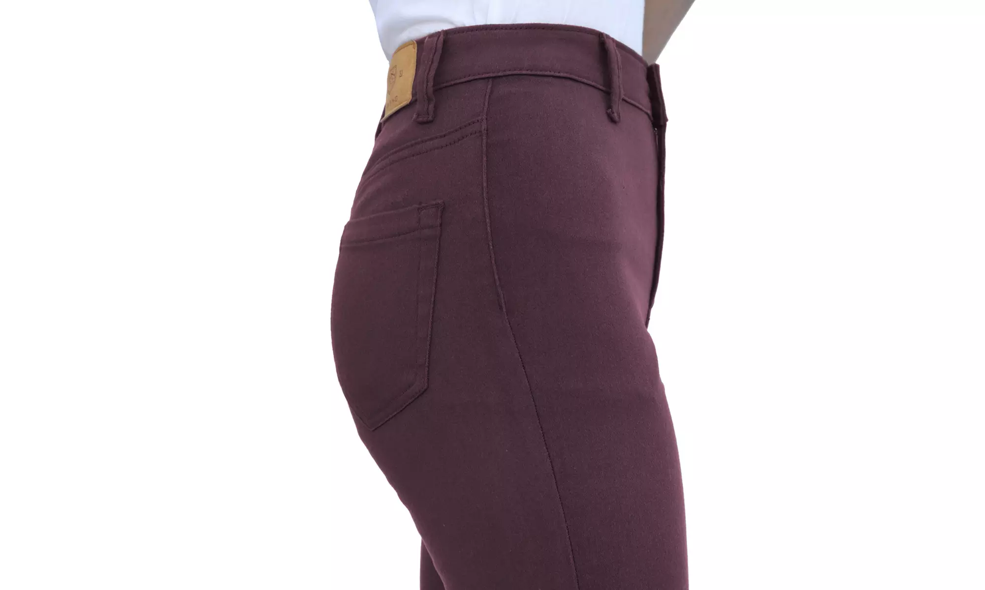 High-Waisted Skinny Fit Denim Jeans