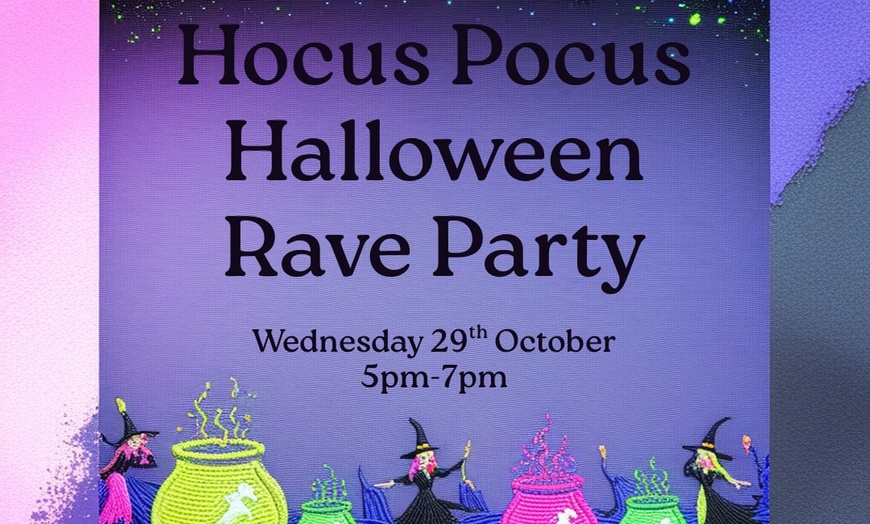 Image 2: Bounce House & Hocus Pocus UV Rave Get Your Groove w/ 1, 2 or 4 Children 