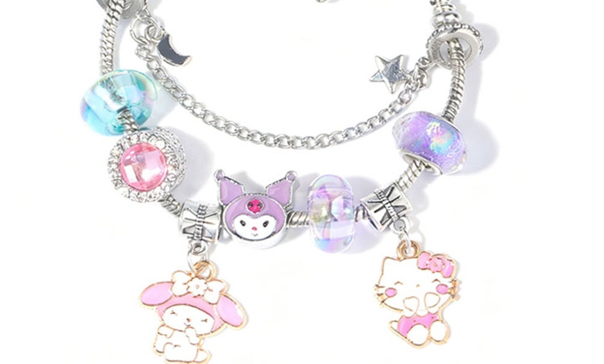 Image 6: Beaded Adjustable Anime-Inspired Bracelet