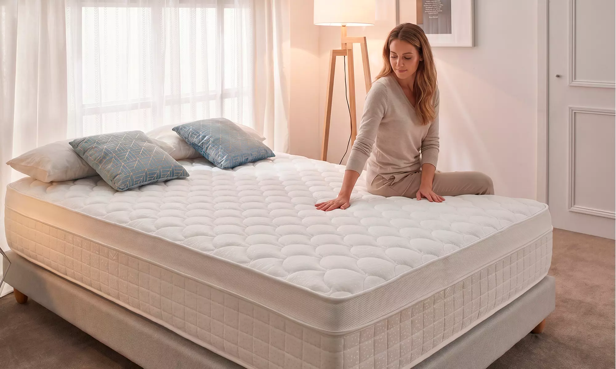 Colchón Box Spring con muelles ensacados de 30 cm