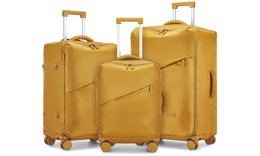 Image 21: 1x oder 3x KONO Soft-Shell-Reisekoffer