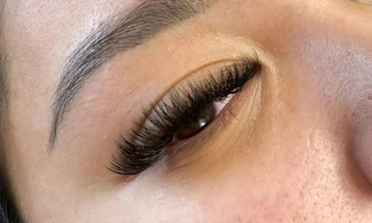 Get Full Set of Classic, Volume Eyelash Extensions + 2 (2 week) Fills
