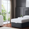 Image 7: Amelia Panel Divan Bed with Optional 2 or 4 Drawers