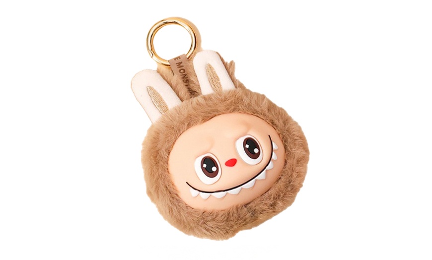 Image 14: Labubu Inspired Plush Keychain Dolls