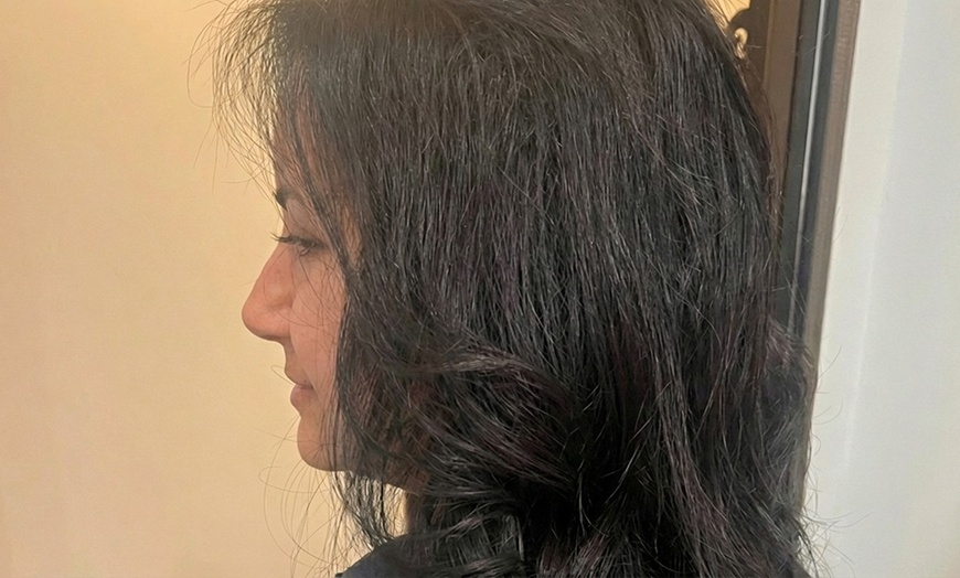 Image 2: Cut & Style, Women’s Root Touch-Up or Extensions