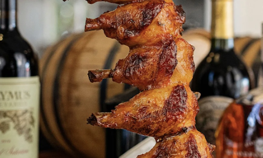 Image 12: All-You-Can-Eat Brazilian Steakhouse Rodizio for 2 or 4 w/ Wine Bottle