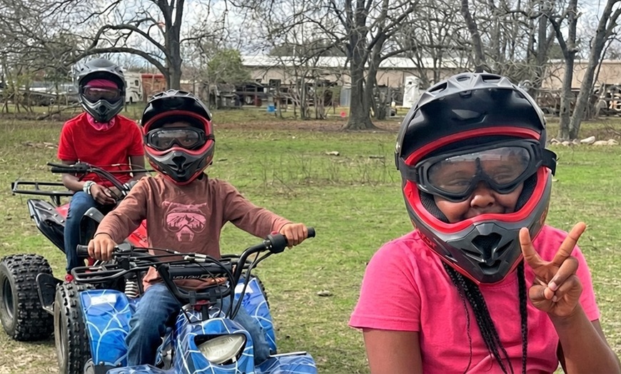 Image 6: Youth ATV Adventures: Guided 30-Minute Rides on a Scenic Ranch