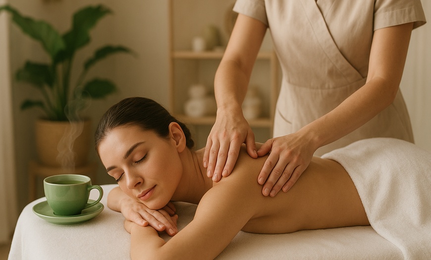 Image 1: Summer Reset: Relaxing Massage & Herbal Tea – Embrace Slow Life