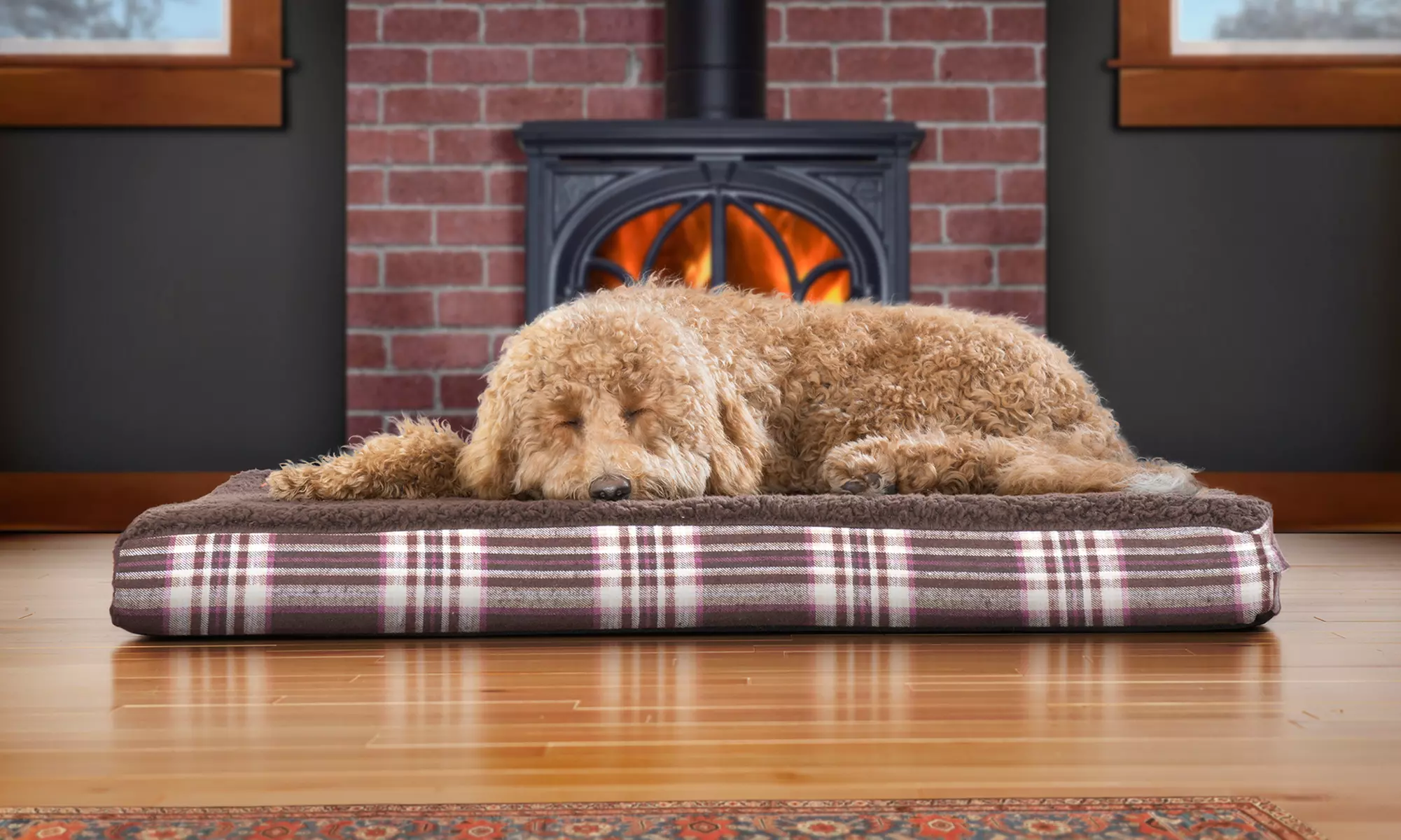 Furhaven Orthopedic Plaid Deluxe Mattress Dog Bed (Multiple Foam Cores) - Primary Image