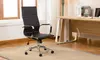 Belleze Aria Ribbed Leather Office Chair