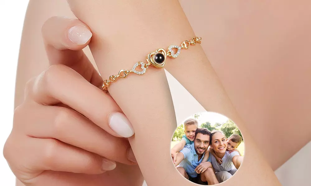 One or Two Customized Photo Bracelets from Justyling - Save Up To 75% - Primary Image