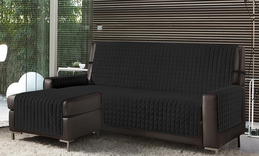 Image 22: Omkeerbare gewatteerde bankhoes