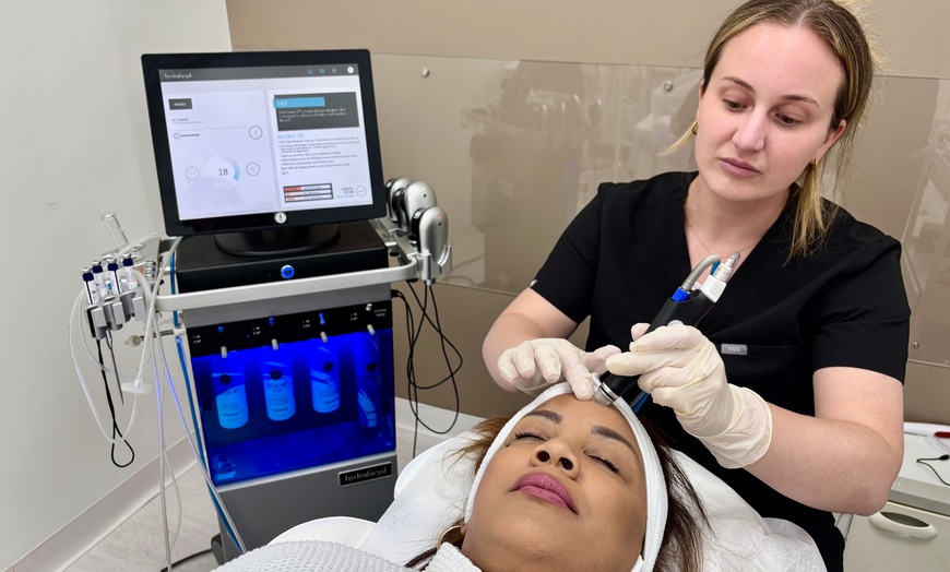 Image 2: Get HydraFacial MD and LED Therapy or Diamond Glow Facial Sessions!
