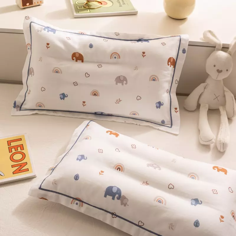Breathable Pure Cotton Kids Pillowcase Pair