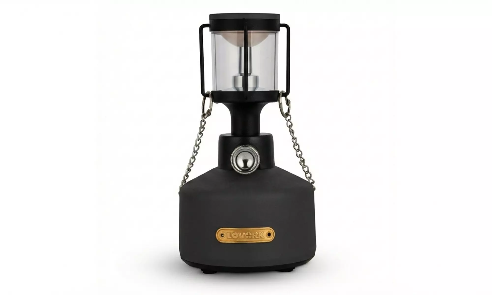 Draagbare vintage led-lantaarn met ingebouwde powerbank