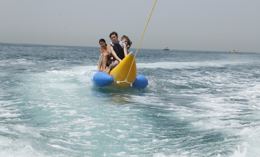 Image 3: Banana or Donut Ride at Break Water Adventure at Palm Jumeirah