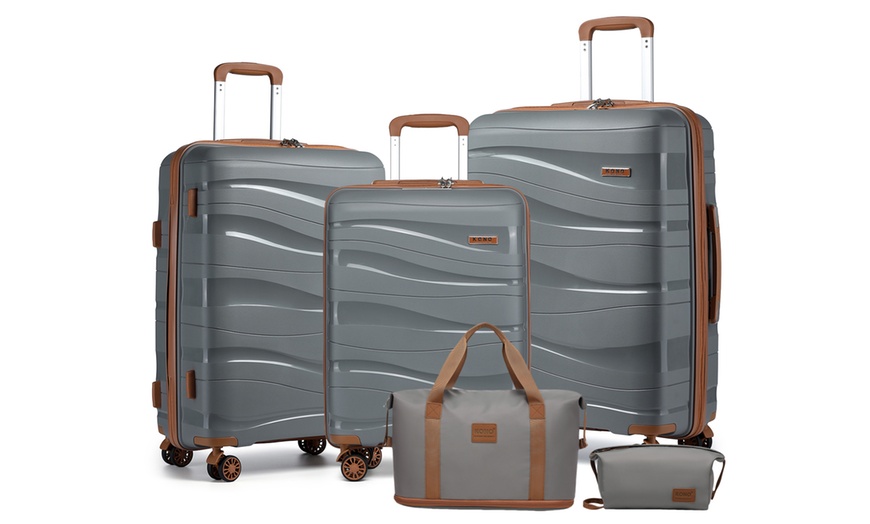 Image 2: Set de tres maletas con bolso y neceser incluido