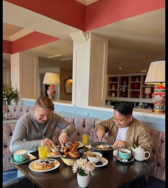 Afternoon tea display