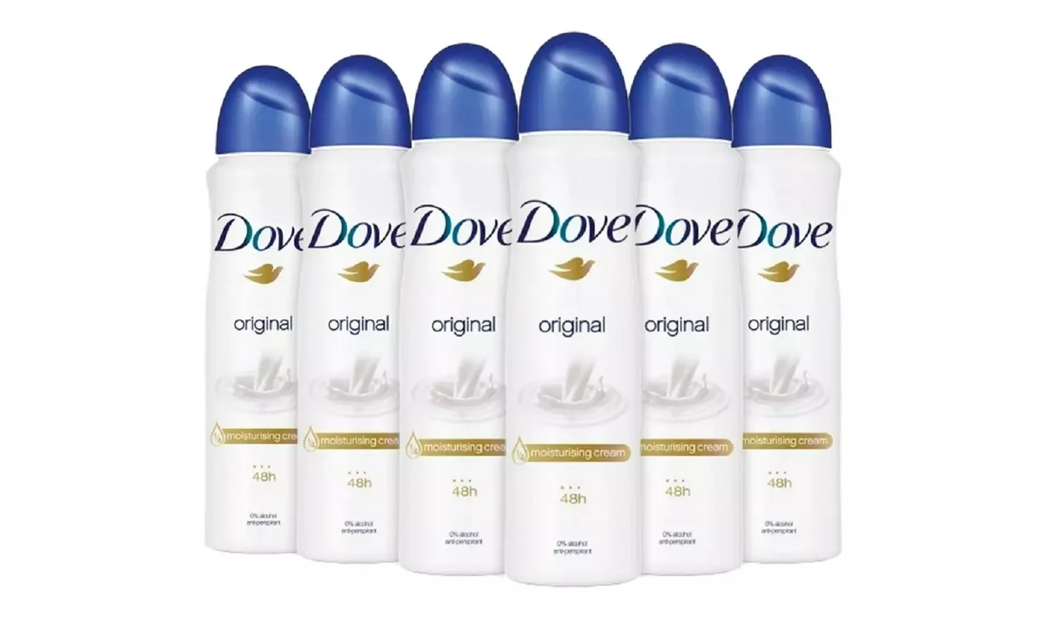6-pack Dove 250ml Antiperspirant 48 Hour Powerful Protection Deodorant for Women
