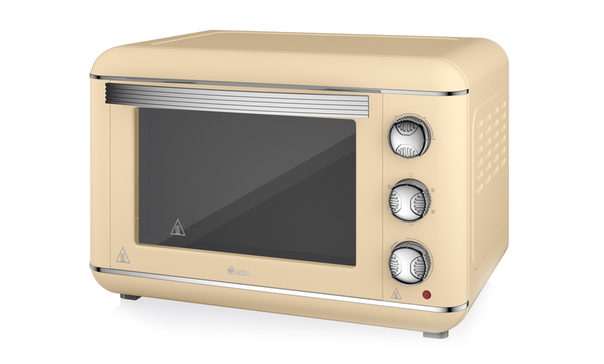 Image 6: Swan Retro-Style Mini Oven