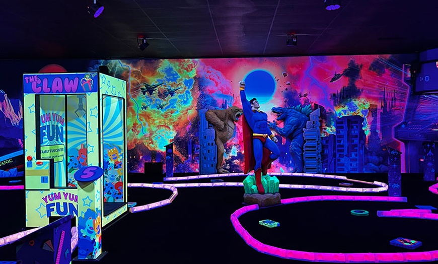 Image 2: Glow-in-the-Dark Mini Golf & Arcade Fun in Plymouth
