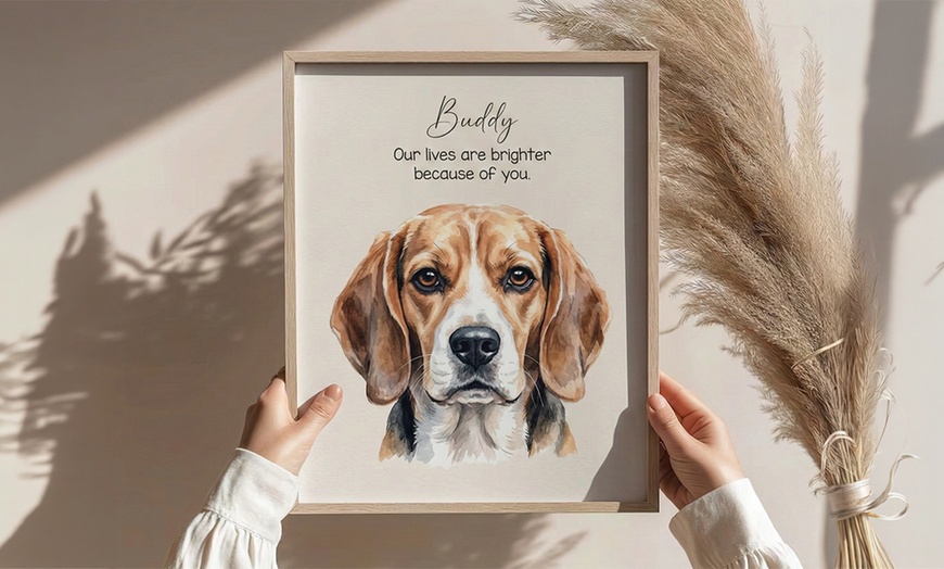 Image 3: Everlasting Pet Portraits: Custom Watercolor Memorials & Gifts