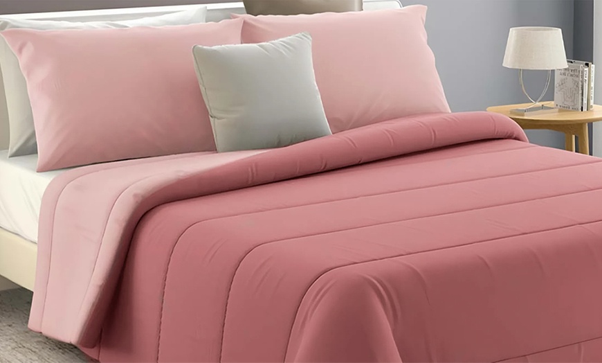 Image 7: Edredón matrimonial de invierno doble cara