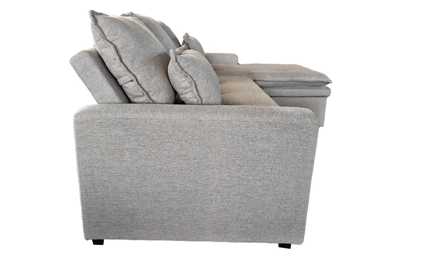 Image 17: Lucca 3 Seater Storage Sofa
