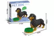 Hund-Baustein-Set mit ca. 800 Teilen: Dachshund, Doberman oder Corgi - Second Medium